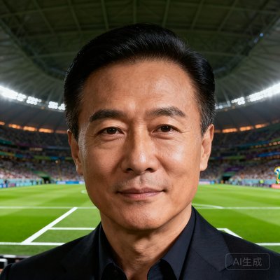 创始人兼CEO文森特·李肖像照，背景为世界杯球场